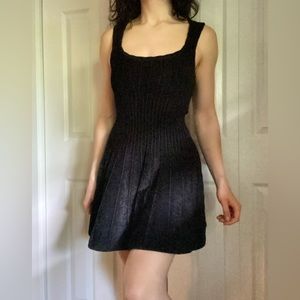 Super soft Y2k vintage mini dress in black